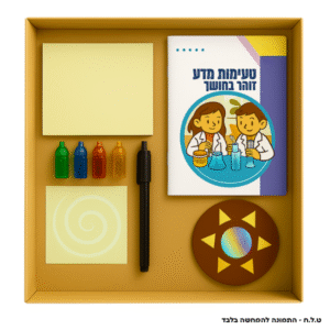 טעימות מדע <br/> זוהר בחושך<br/>ערכת מדע אישית