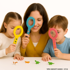 זכוכית מגדלת מארז של 5 יח'