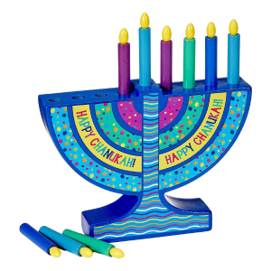 חנוכיית עץ מיני